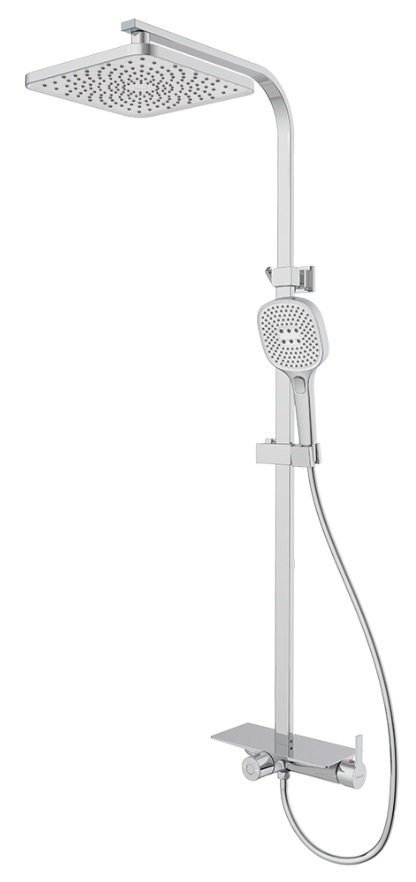 RUBINE Rain Shower Set RSC-DECKOS-F4-CH